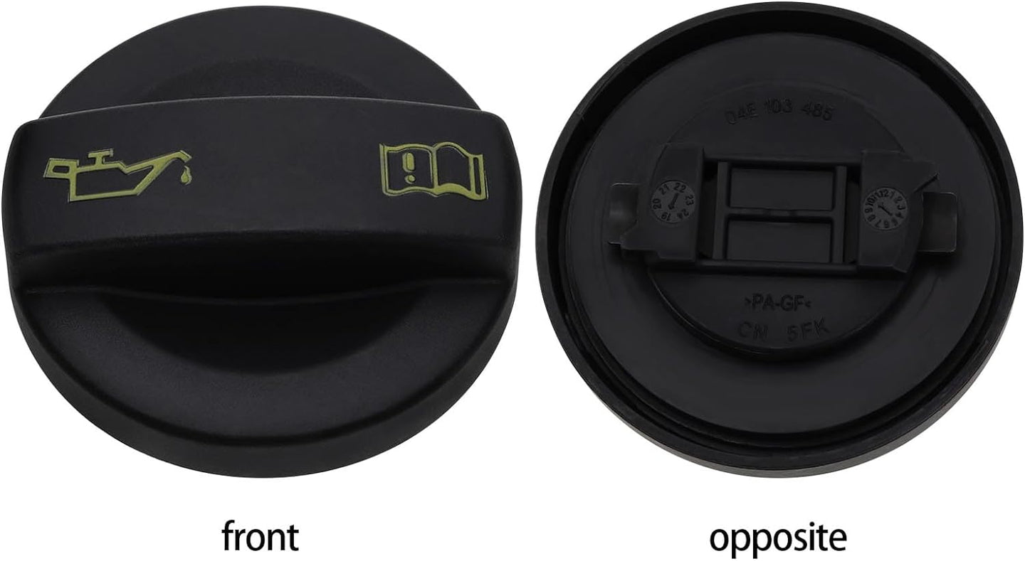 Car Engine Oil Filler Cap 04E103485A 116851755 for 1.0L 1.2L 1.4L 1.6L Engines Automotive Oil Fuel Tank Cap Oil Filler Plug Cover