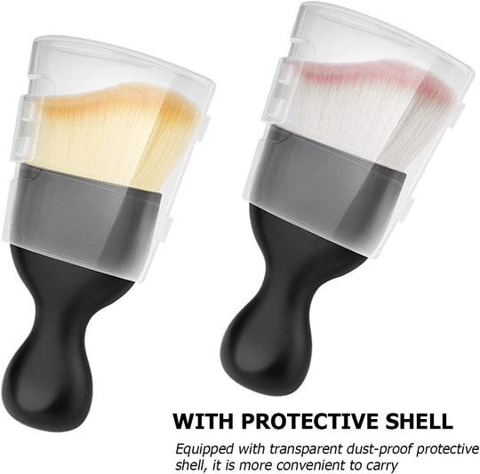 Blilo Car Interior Detailing Brush, Auto Soft Hair Cleaning Brushes, Curved Dirt Dust Collectors, Removal Tool for Dashboard Air Conditioner Vents Leather, Scratch Free (Dark Brown/1Pcs)