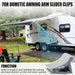 830472P002 RV Awning Arm Slider Catch Kit Compatible with Dometic 8500 Awning A&E 9000