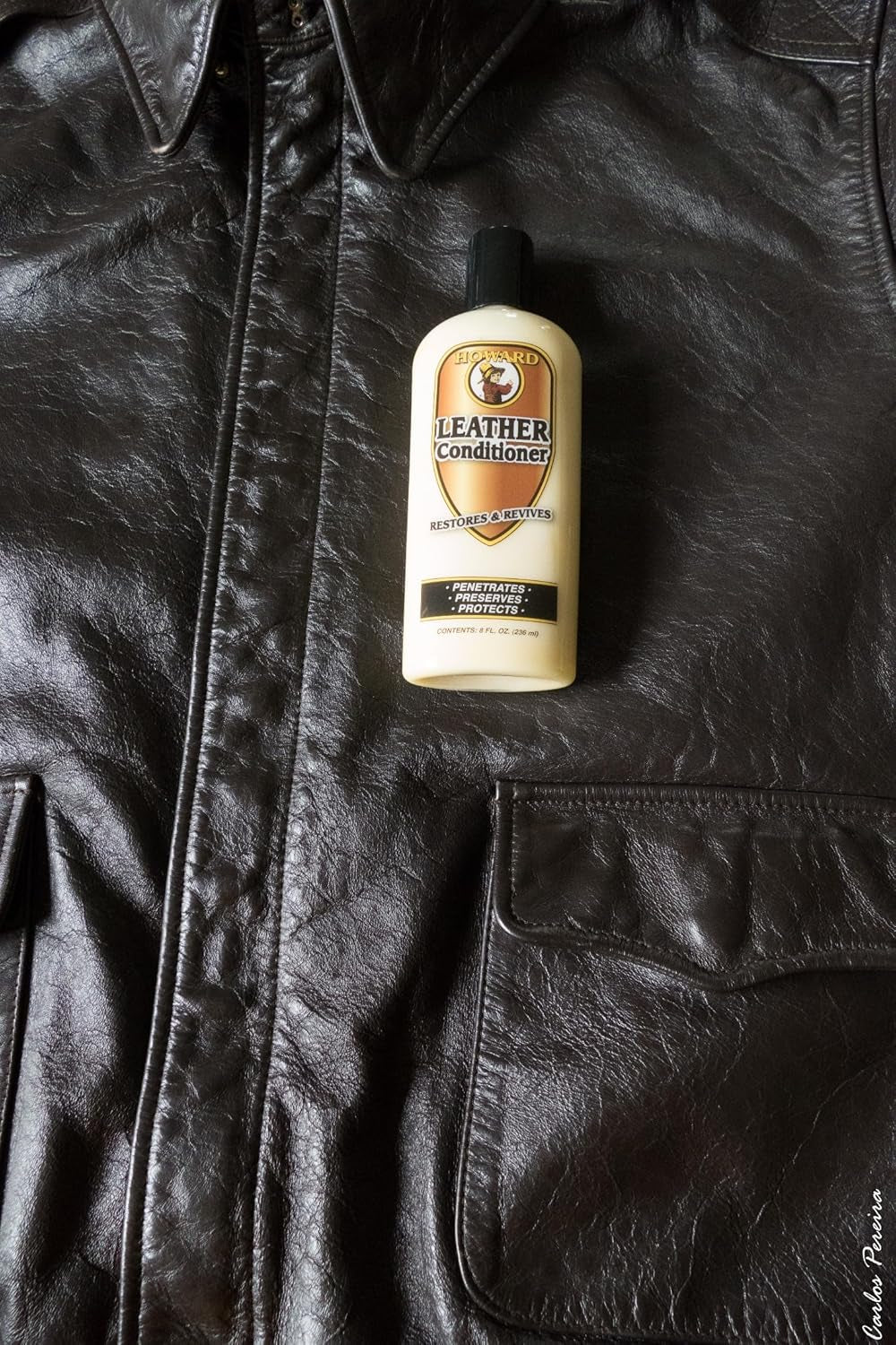 HOWARD PRODUCTS LC0008 Quality Leather Conditioner, 236Ml | Unique Blend of Nourishing Moisturisers & Natural Waxes | Ideal for Couches, Shoes, Purses, Auto Interiors, Tack and Saddles