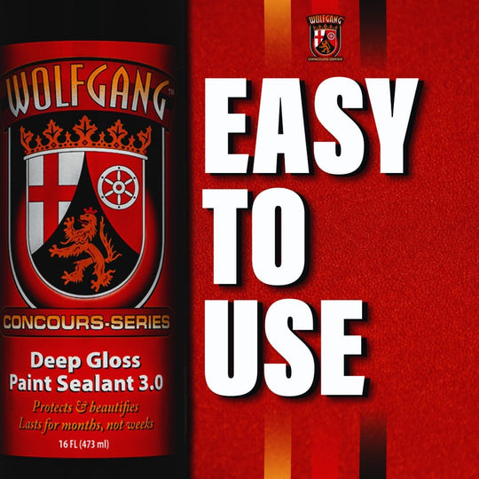 Wolfgang Concours Series WG-5500 Deep Gloss Paint Sealant, 16 Fl. Oz, Black