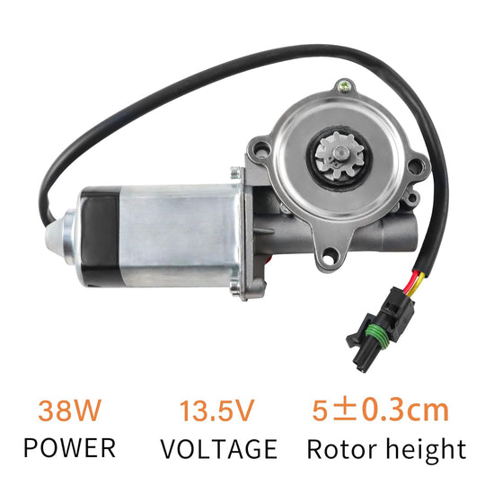 300-1406 RV Entry Step Motor, Replacement Parts for Motorhomes and Transport Vehicles Compatible 1820124 369506 SP-163669 SP-1636669 Motor for Kwikee、Lci、Frigette、Lippert、Stromberg Carlson