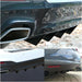 4Pcs Car Rear Lower Bumper Wing Lip Diffuser, Anti-Crash Accessories Spoiler Shark Fin Protector, Rear Bumper Splitter Lip Wing with Screw, Universal Auto Decoration for Car SUV Truck