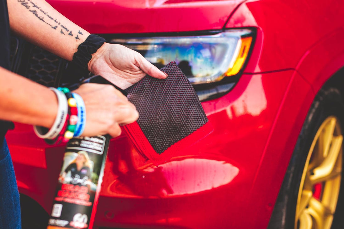 P&S Detail Products - Clay Decontamination Towel - Effective Cleaning & Release of Paint Contaminants; Increase Wax and Sealant Bond; Enhance Gloss and Depth of Color; Fine Grade (12In. X 12In.)