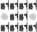 Camp'N - 10 Pack - Push Catch - Latch - Grabber - Holder for RV Cabinet Doors with Mounting Hardware - 5 Lbs Pull Force - Perfect for RV, Trailer, Camper, Motor Home, Cargo Trailer - OEM Replacement