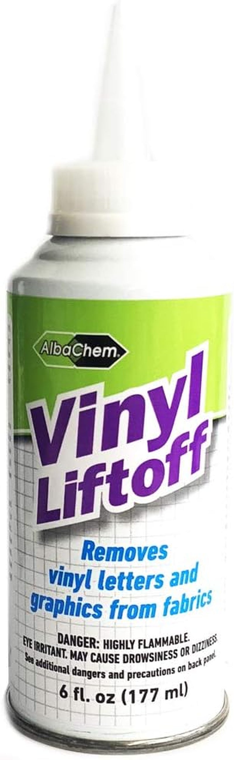 Albachem VLR Vinyl Lifter for Fabric - Fast-Drying & No Residue Vinyl Remover (6 Fl Oz)