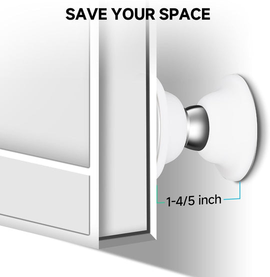 RV Magnetic Door Catch RV Door Holder Baggage Door Catch for Camper, Trailer, Motor Home, Boat Compartments, Cargo, RV MUST HAVE ACCESSORIES (White, 2 Pack)