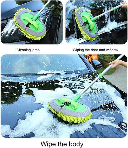 New Telescopic Car Brush Wash Soft Care Mop Vehicle Cleaning Window Adjustable