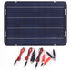 12W Solar Car Battery Charging Kit with Solar Charge Controller Polycrystalline Solar Panel Charger for Car RV Boat Motorcycle