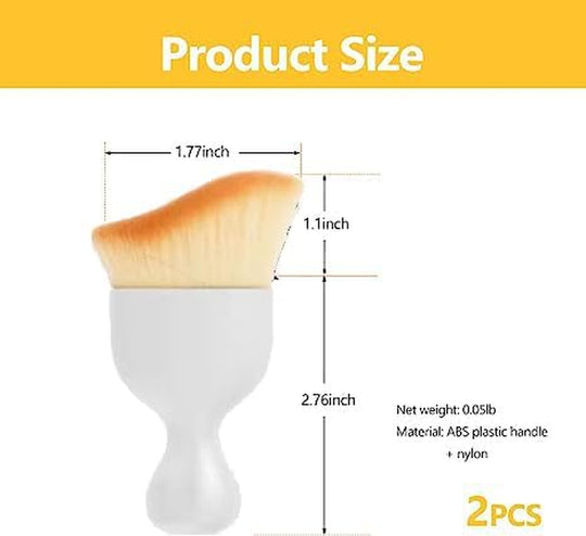 Car Interior Cleaning Soft Brushes， Car Interior Beauty Brush，Car Interior Dusting Brush，Suitable for Cleaning Car Interior or Exterior，Air Conditioning Vents， Leather，Computers (White)