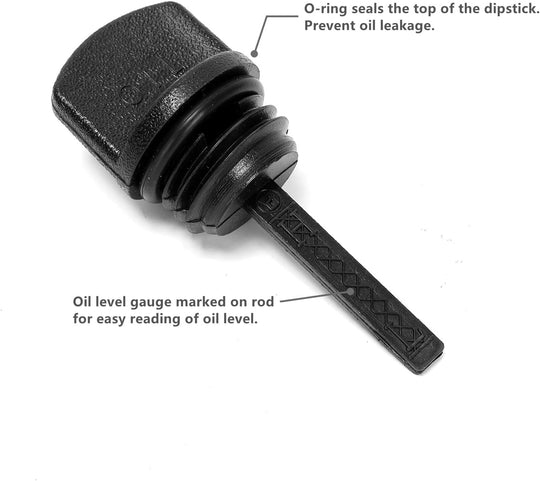 2Pcs 19Mm 25Mm Generator Oil Dipstick and Oil Filler Cap, Compatible with Honda GX160/GX340/GX390 Engine168F/188F Lawnmower (M25-2Pcs)