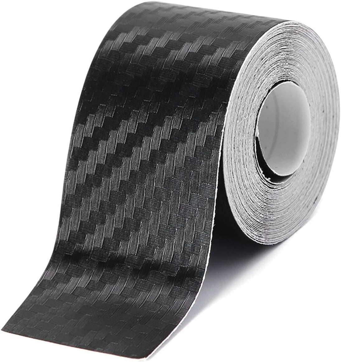 Door Sill Protector, （3Cm×10M） 1.2In X 32.8Ft Car Door Entry Edge Guards, Carbon Fiber Car Sticker for Car Door Edges, Front and Rear Bumpers, Door Sill Protection (Black)