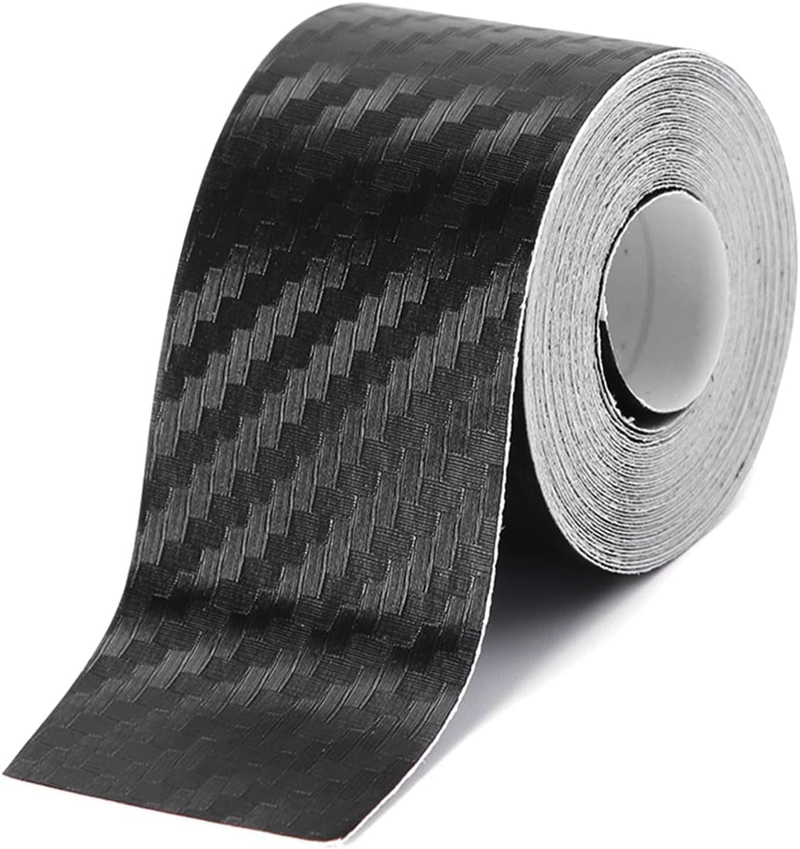 Door Sill Protector, （3Cm×10M） 1.2In X 32.8Ft Car Door Entry Edge Guards, Carbon Fiber Car Sticker for Car Door Edges, Front and Rear Bumpers, Door Sill Protection (Black)