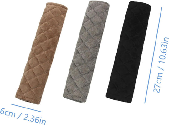 2 Pcs Universal Car Seatbelt Pads Cover, Shoulder Seatbelt Pads Cover, Safety Belt Strap Shoulder Pad for Adults and Children (Gray)