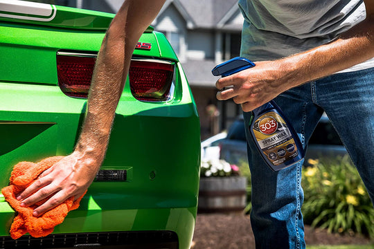 303® Automotive Spray Wax, Creates Fast Spray Wax Shine with Strong UV Protection, Lasts up to 30 Days (30217) 473 Ml