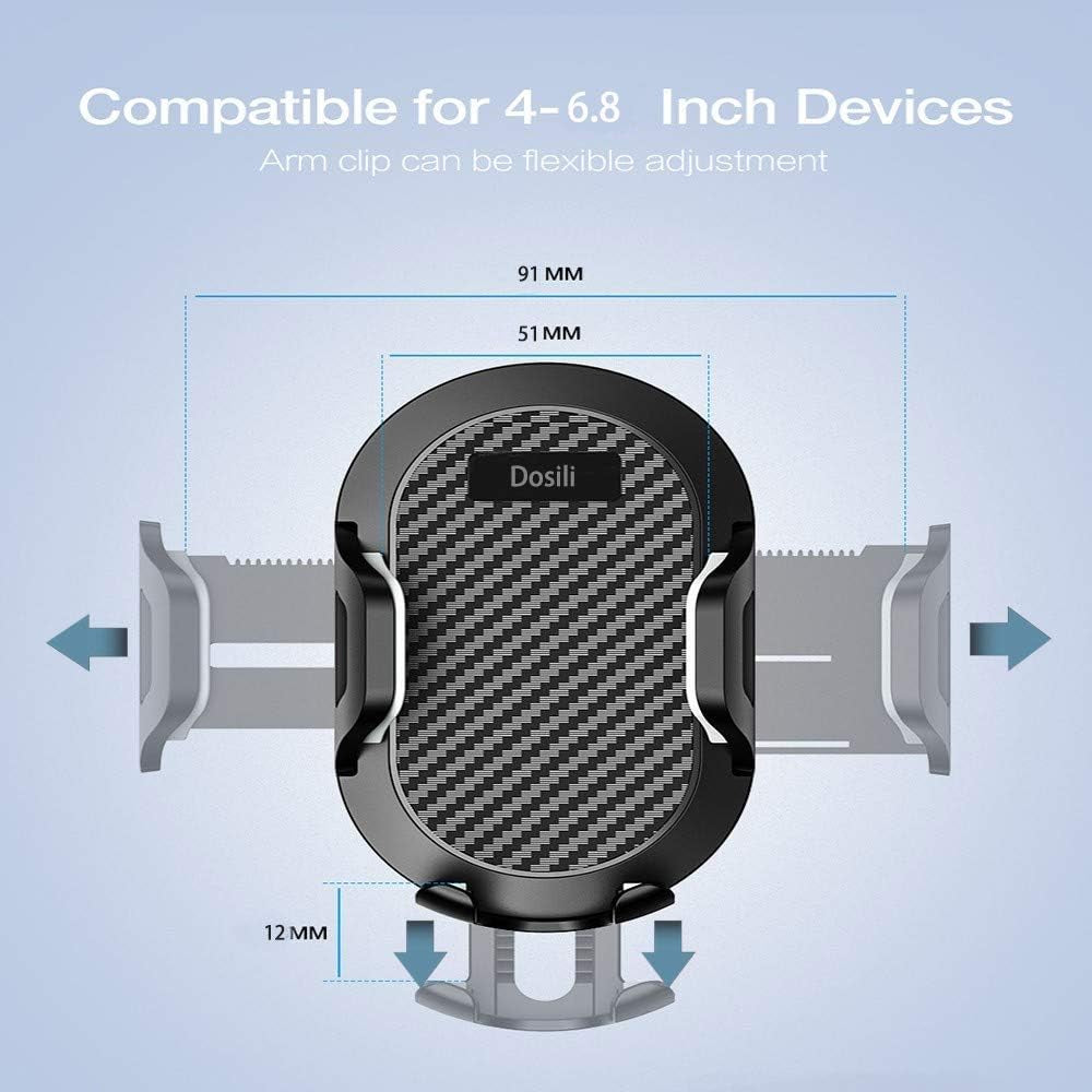 Cell Phone Vehicle Mount,Dashboard Beanbag Friction Mount,2 in 1 Dashboard Mount and Car Air Vent Holder,For Iphone Android and Other Smartphones