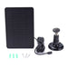 10W 5V Solar Cells Charger Micro USB Charging Monocrystalline Solar Panels with Mount Waterproof for Outdoor Camera Surveillance