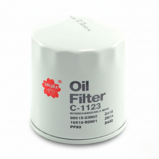 Sakura Engine Oil Filter C-1123 Suits Various Models Alternate to Z418 Ryco