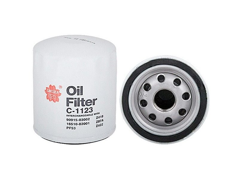 Sakura Engine Oil Filter C-1123 Suits Various Models Alternate to Z418 Ryco
