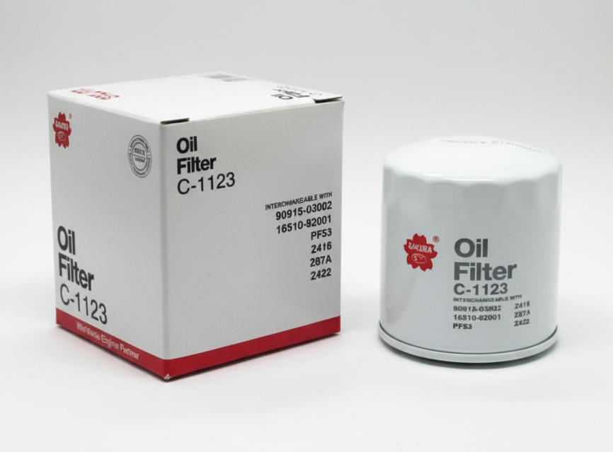 Sakura Engine Oil Filter C-1123 Suits Various Models Alternate to Z418 Ryco