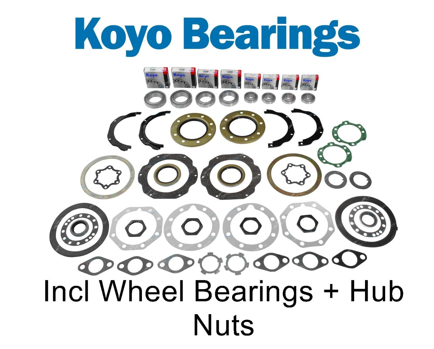 Landcruiser 80 Series Swivel Hub Wheel Bearing Hub Seal Knuckle Kit for Toyota
