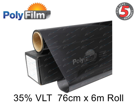 Premium Nano Ceramic Tint Film 35% VLT 6M~76Cm DIY Roll Car Home Office UV Block