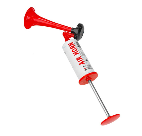 Hand Held Push Pump up Air Horn No Gas Required Signal Sport Boating Fun Warning
