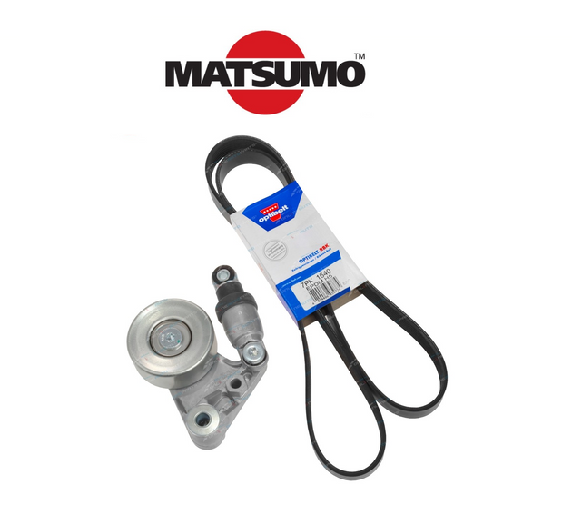 Optibelt Drive Fan Belt + Tensioner Assembly for Patrol GU ZD30 3.0L 2000-1/07