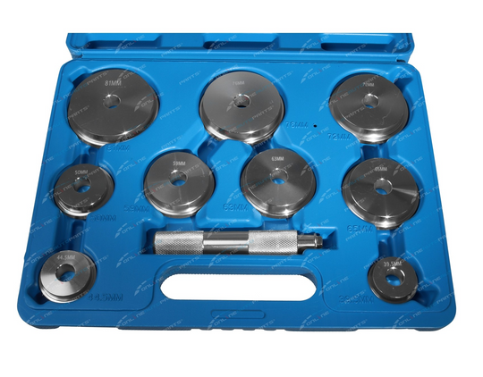 11Pce Wheel Bearing Race Seal Driver Set Garage Tool Professional Aluminium Kit