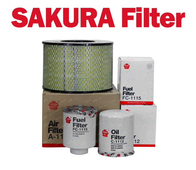 Air Oil Fuel Filter Service Kit for Toyota Diesel HZJ75 HZJ78 HZJ79 HZJ80 1HZ