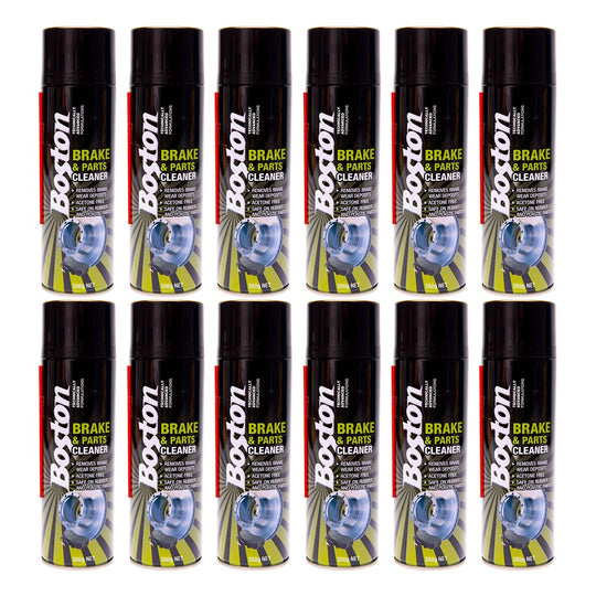 12X Brake and Parts Cleaner Aerosol Spray Can PRO H/Duty Fast Clean 350G