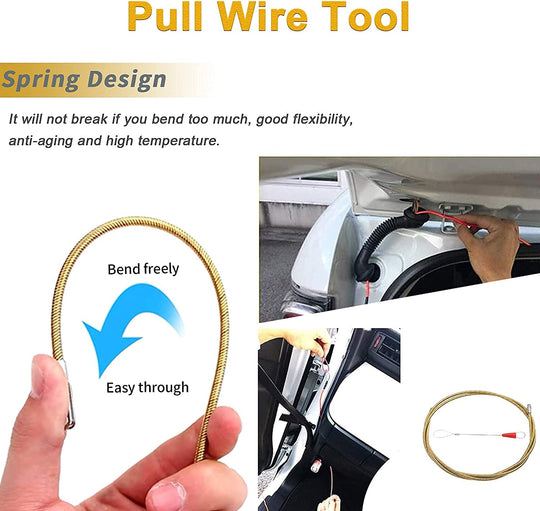 Auto Trim Removal Tools Kit, Wetado 15Pcs Car Panel Removal Tool Interior Trim Kit Fastener Rivet Remover Plastic Pry Tool Set - Removal of Car Door Panels, Fasteners, Molding, Dashboards, Wheel Hubs