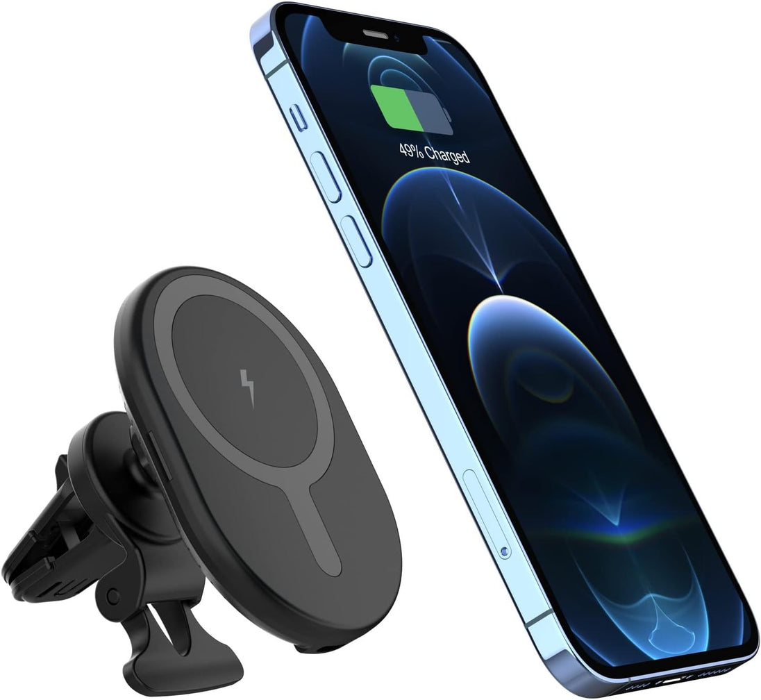 VORTEX BD8A15W Magnetic Wireless Car Charger for Iphone 12/12Mini/12Pro/12Pro Max/13Mini/13Pro/13Pro Max/14Pro/14Pro Max/15Pro/15Pro Max