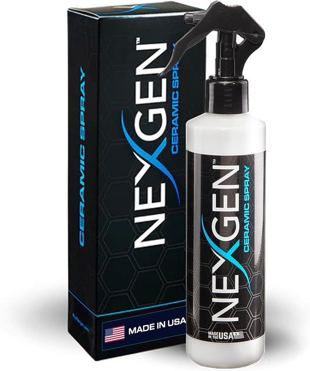 Nexgen Ceramic Spray Silicon Dioxide — Easy to Apply, Ceramic Coating Spray — Professional-Grade Protective Sealant Polish for Cars, Rvs, Motorcycles, Boats, and Atvs — 8Oz Bottle