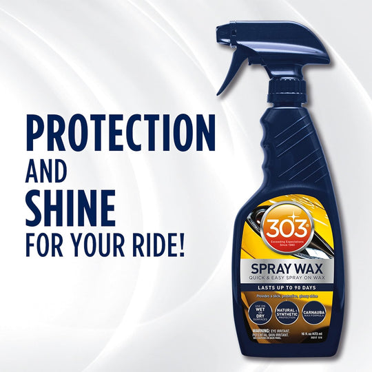 303® Automotive Spray Wax, Creates Fast Spray Wax Shine with Strong UV Protection, Lasts up to 30 Days (30217) 473 Ml