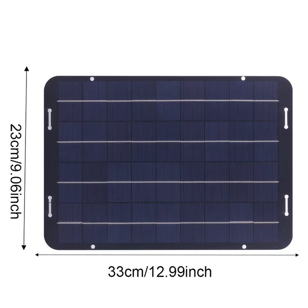 12W Solar Car Battery Charging Kit with Solar Charge Controller Polycrystalline Solar Panel Charger for Car RV Boat Motorcycle