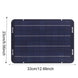12W Solar Car Battery Charging Kit with Solar Charge Controller Polycrystalline Solar Panel Charger for Car RV Boat Motorcycle