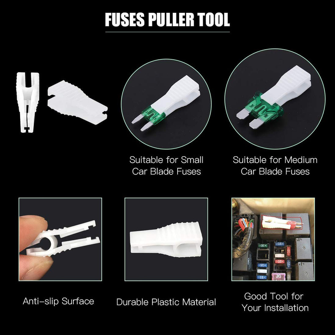 Keadic 252Pcs Car Fuses Assortment Kit, Automotive Assorted Fuses - 5A 7.5A 10A 15A 2, Blade Fuses Automotive Assorted Standard Auto Car Truck Blade Fuses Set for Truck Marine Auto Accessories