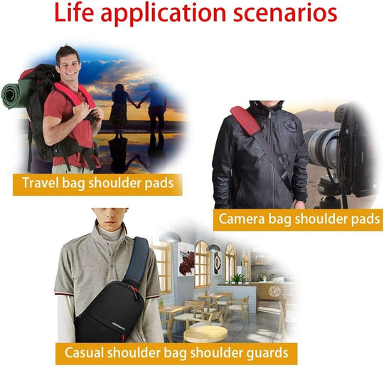 2PCS Car Seat Belt Cover, Soft Shoulder Strap Covers Harness Pads, Safety Leather Seatbelt Comfort Driving Cushion Protect Your Neck and Shoulder Universal for Car, Truck, SUV (Red)