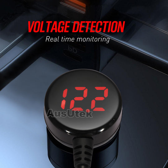 12V DC Car Cigarette Lighter Adapter 2Way Double Plug Socket Charger Splitter