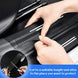 Door Sill Protector, （3Cm×10M） 1.2In X 32.8Ft Car Door Entry Edge Guards, Carbon Fiber Car Sticker for Car Door Edges, Front and Rear Bumpers, Door Sill Protection (Black)