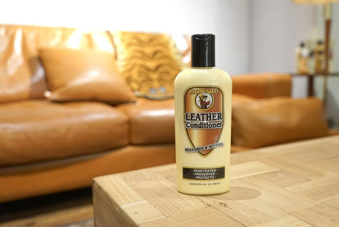 HOWARD PRODUCTS LC0008 Quality Leather Conditioner, 236Ml | Unique Blend of Nourishing Moisturisers & Natural Waxes | Ideal for Couches, Shoes, Purses, Auto Interiors, Tack and Saddles