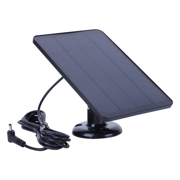20W 5V Solar Panel Charger Waterproof Solar Battery Charger Adjustable Wall Mount Bracket for Ring Stick Up&Spotlight Camera