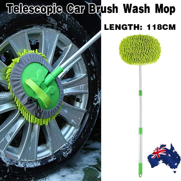New Telescopic Car Brush Wash Soft Care Mop Vehicle Cleaning Window Adjustable