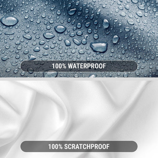 Icarcover Custom Car Cover for 2017-2020 Fia T 124 Spider, Waterproof All Weather Rain Snow UV Sun Protector Full Exterior Weatherproof Indoor Outdoor Car Cover with Strap