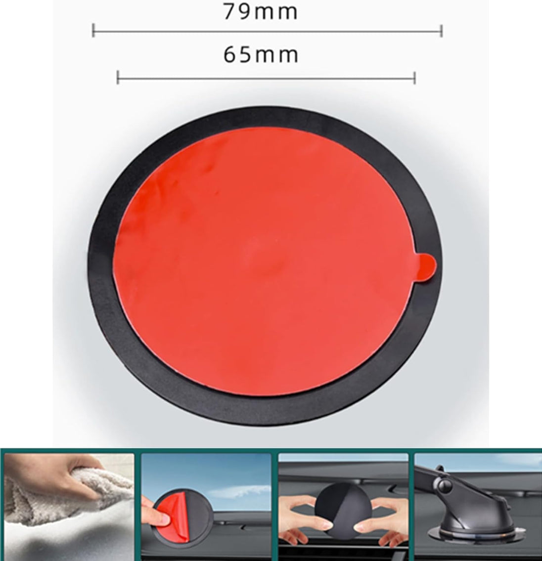 15W Fast Wireless Phone Charger, Car Wireless Phone Charger and Holder, Auto-Clamping Senser, 1000 Times Opening without Power, Suit for Car Office Kitchen, round Vent Friendly, Case Friendly