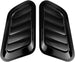 Blilo Car Hood Vents, 2PCS Universal Air Vents for Scoop, Bonnet Vent Intake Trim Cover (Black)