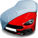 Icarcover Custom Car Cover for 2017-2020 Fia T 124 Spider, Waterproof All Weather Rain Snow UV Sun Protector Full Exterior Weatherproof Indoor Outdoor Car Cover with Strap