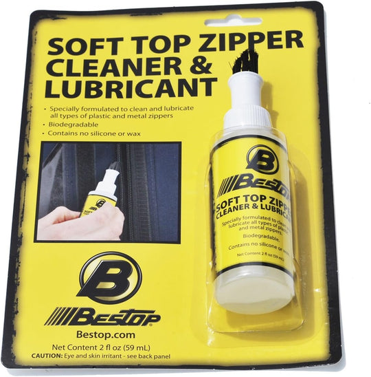 Bestop 11216-00 Zipper Cleaner and Lubricant, 2 Oz (Single Bottle, Boxed)