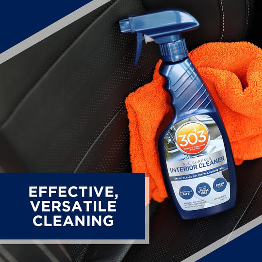 303® Car Interior Cleaner Spray, Interior Car Cleaner - Safely Cleans Any Surface, Residue Free - Safe for Use on Touchless Touch Screens, Including LCD - Cleans Glass Streak Free, (30588) 473 Ml